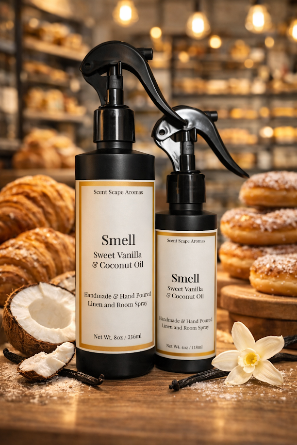 Smell: (Sweet Vanilla w/Coconut Oil)